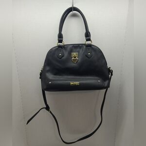 Juicy Couture Bag Under Lock Key Dome Crossbody Designer Satchel Bag‎ Black Y2K